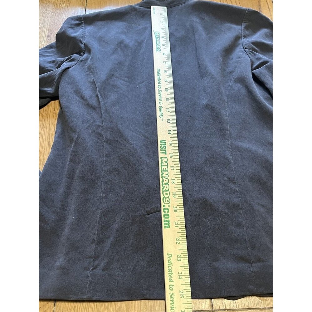 GoSilk Go Silk Women's Size 6‎ Moto Jacket Zip Up Pockets & Sleeves Mob Wife - Picture 11 of 16